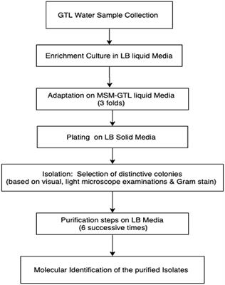 Isolation and Identification of Organics-Degrading Bacteria From Gas-to-Liquid Process Water